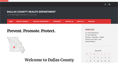 Desktop Screenshot of dallascountyhealth.com